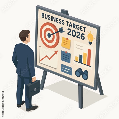 business people create a target vision board in 2026