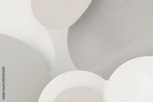 Abstract surreal minimalist background with a refined fusion of futuristic and classical aesthetics, soft gradients, neutral tones, and elegant geometric balance for professional design use
