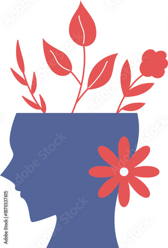 Mental Health Icon Element Set