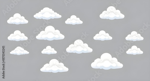 cloud, clouds, weather, icon, icons, set, vector, illustration, forecast, climate, meteorology, sky, atmosphere, nature, symbol, signs, graphic, design, flat, minimal, simple, ui, app, interface, web,