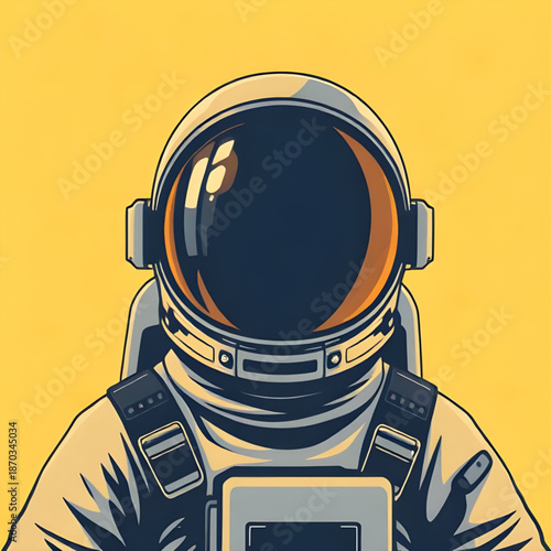 astronaut, space, spacesuit, vector, illustration, spaceman, cosmonaut, helmet, visor, suit, science, technology, exploration, mission, galaxy, universe, cosmos, stars, planet, moon, orbit, zeroGravit
