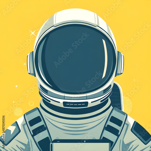 astronaut, space, spacesuit, vector, illustration, spaceman, cosmonaut, helmet, visor, suit, science, technology, exploration, mission, galaxy, universe, cosmos, stars, planet, moon, orbit, zeroGravit