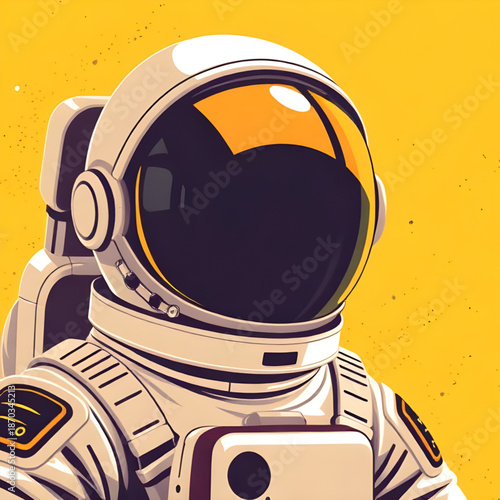 astronaut, space, spacesuit, vector, illustration, spaceman, cosmonaut, helmet, visor, suit, science, technology, exploration, mission, galaxy, universe, cosmos, stars, planets, moon, orbit, zeroGravi