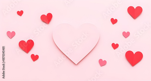 heart, hearts, confetti, paper, background, love, romance, romantic, valentine, valentines, wedding, anniversary, celebration, party, festive, decoration, decorative, cute, sweet, joyful, happy, cheer