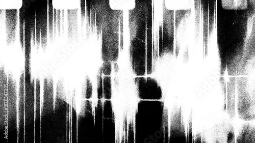 Abstract Vintage Grunge Overlay with Film Grain, Noise and Retro Texture