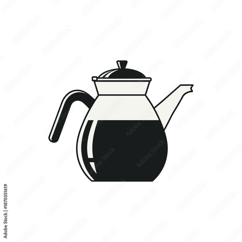 Obraz premium teapot isolated on white background