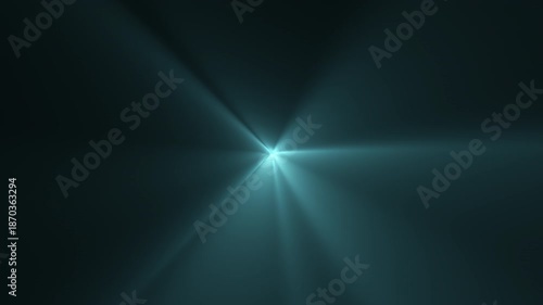 Light beams converging in dark space, abstract technology visualization, digital graphic art, futuristic concept, central viewpoint
