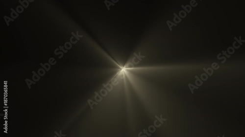 Radiant Light Beam Emission, Abstract Concept, Dark Environment, Graphic Illustration, Central Viewpoint, Minimalist Design