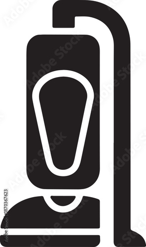 Public restroom male facility icon representing ceramic sanitary ware for hygiene and sanitation purposes.