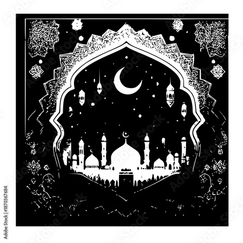 taj mahal vector illustration