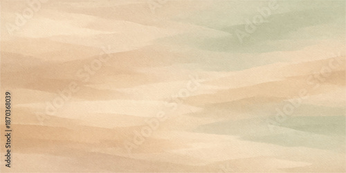 Vintage grunge abstract landscape featuring textured clouds over a hot Sahara desert sunset with sandy dunes and yellow summer sky