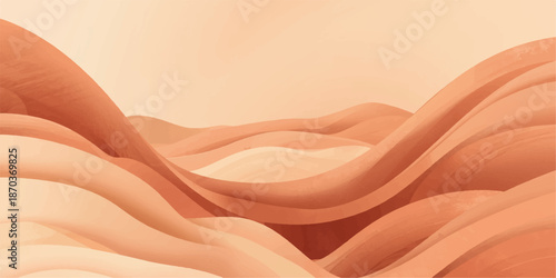 Luxurious pink silk and satin fabric background featuring soft flowing waves of shiny textile material with a smooth gold and orange light pattern for a decorative design backdrop