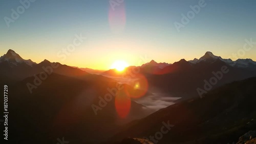 Mountain Sunrise Panorama