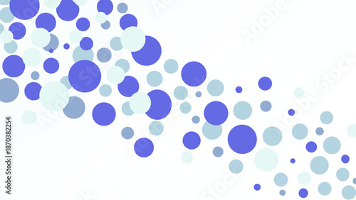 幾何学的模様の壁紙（青円）