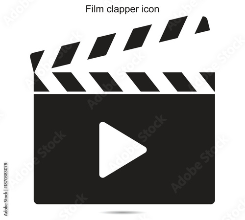 Film clapper icon