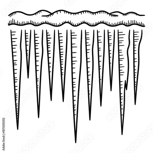 Detailed illustration of cilia structure