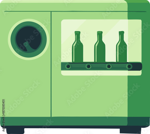 Automated Industrial Bottling Machine for Laboratory or Beverage Production