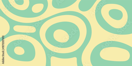 Smooth flowing abstract design with organic shapes in soothing pastel hues for modern backdrops