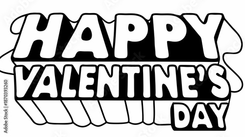 Celebrating Valentine's Day with Joyful Illustrations and Heartfelt Wishes