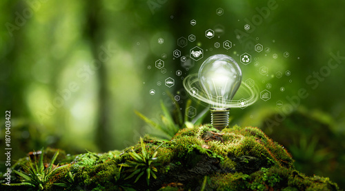 Foto Green innovation for achieving carbon neutrality and ESG goals