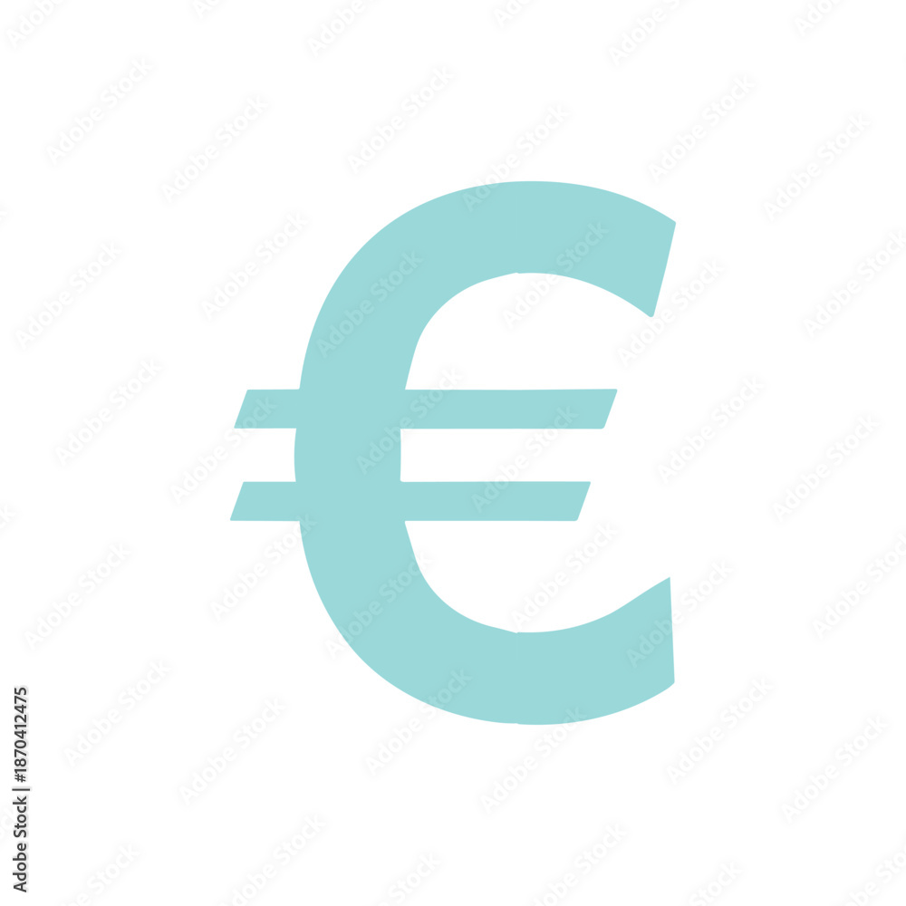 Obraz premium 3d euro symbol