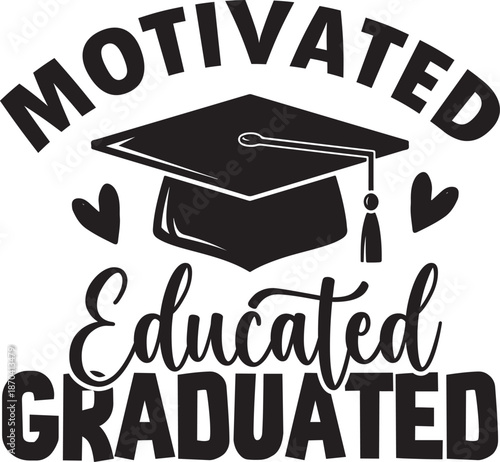 Graduation Vector Art - T shirt Mug And Others