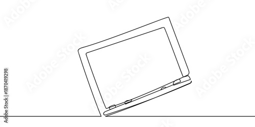 Continuous line blackboard art line art on transparent background Editable stroke.