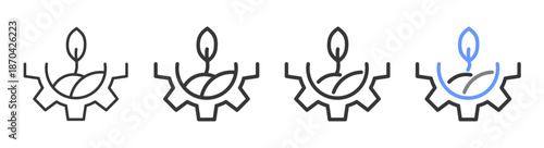 The Ultimate sector Styles with Variations Line of icon set vector illustration