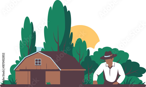Barn Vector