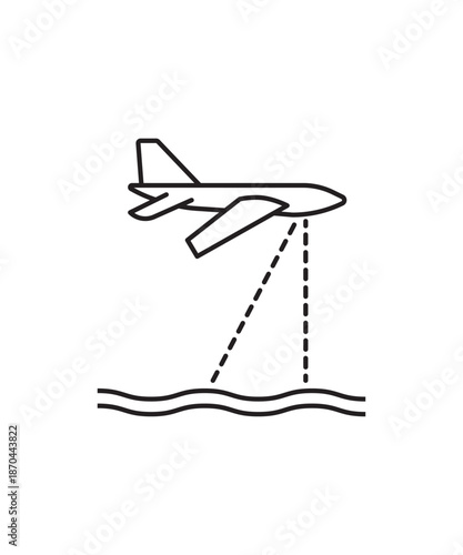 altitude icon, vector best line icon.