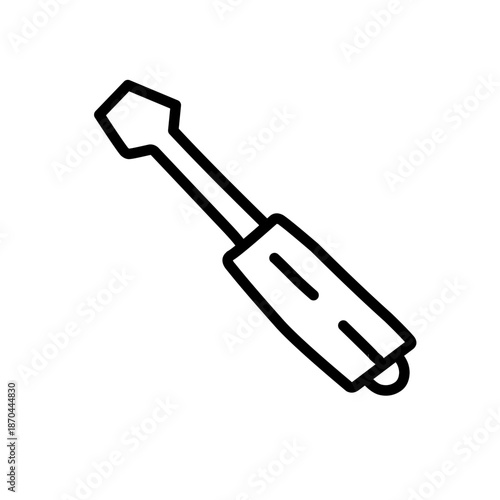 Labor day supplies outline on white background