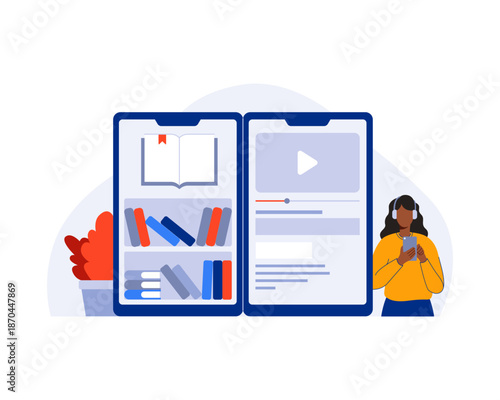 Online Education Concept Illustration