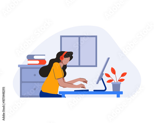 Online Education Concept Illustration