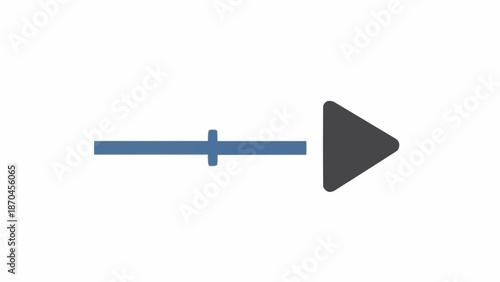 Black Triangle Right Arrow Button.