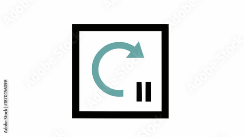 Refresh icon with arrow symbol.