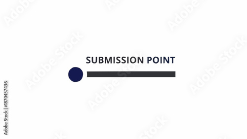 Geometric shapes submission point graphic.