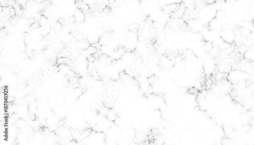 White Marble Texture Background with Soft Gray Veins