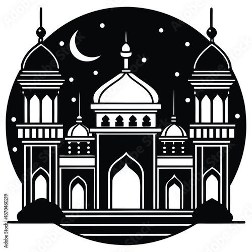 Traditional Bengali Ramadan Event Vector Illustrat