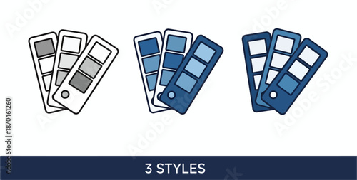 Icon set representation - Glyph and solid icon set - Flat Design Icon - line icon set - Flat Vector icon, icon, Editable stroke icon, Modern icon collection