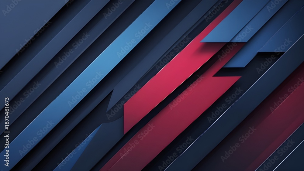 Fototapeta premium Editorial Sport Background with Layered Diagonals