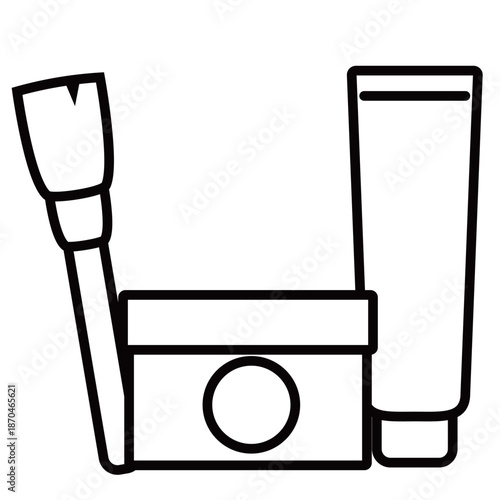 美容や化粧品関連ジャンルの商品アイコンイラスト