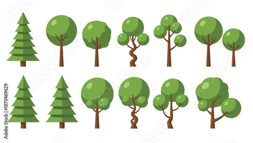 Set of fire flame vector icons and burning fire collection in different shapes and circular fire frames isolated on white