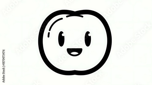 Smiling Applet Logo Design Element.