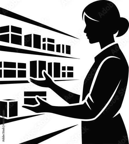 Retail Store Inventory Shelf Products Shopping Management Stock Display Commerce