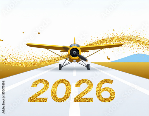 Aeronaut Gold Glitter Propeller(2026)