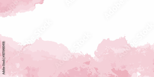 Soft pink watercolor washes creating a delicate and airy background texture