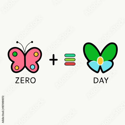 Celebrating the beginning of a new journey with colorful butterfly graphics.