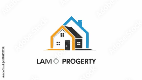 Modern House Logo Design for Property Business.