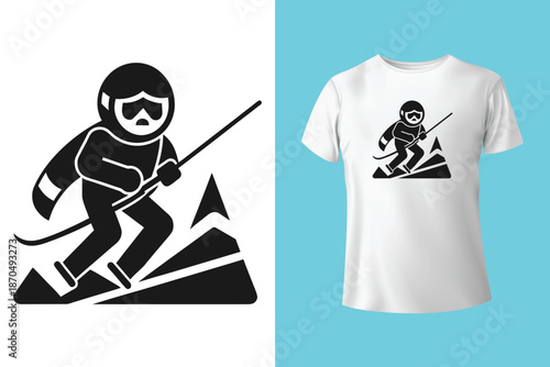 Winter sports equipment and clothing set. Skiing, snowboarding and ice hockey gear collection. Warm clothes, jersey, sweater and skates. Flat vector illustration