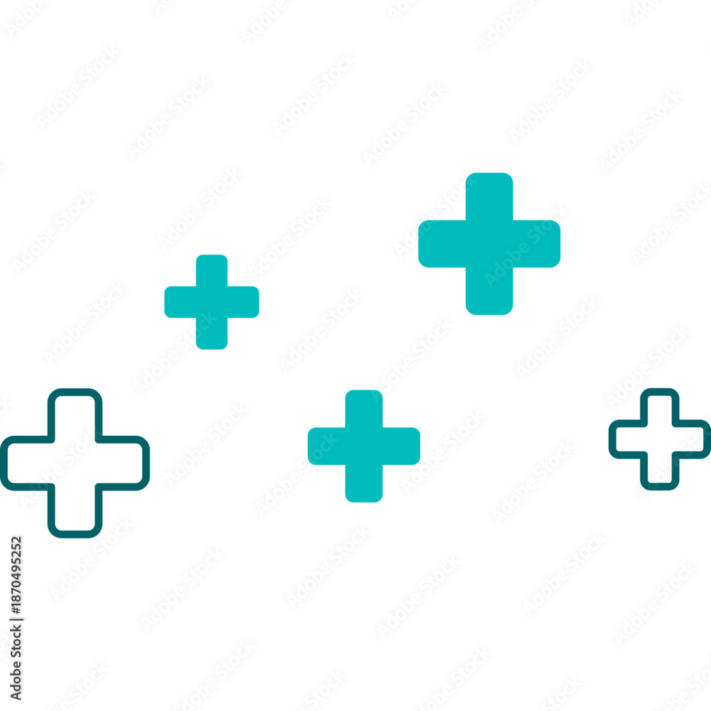 Fototapeta premium Medical Cross Decoration